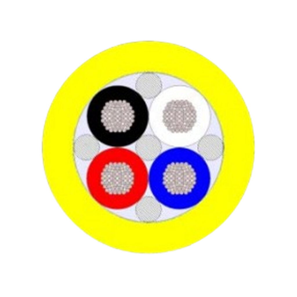 4 X 2.5mm2 Core - Yellow Jacket